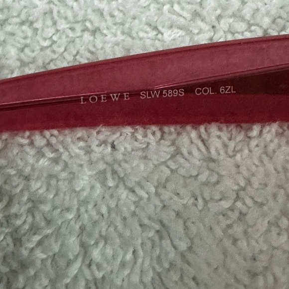 LOEWE OVERSIZE SUNGLASSES PINK LIKE NEW - Picture 4 of 13